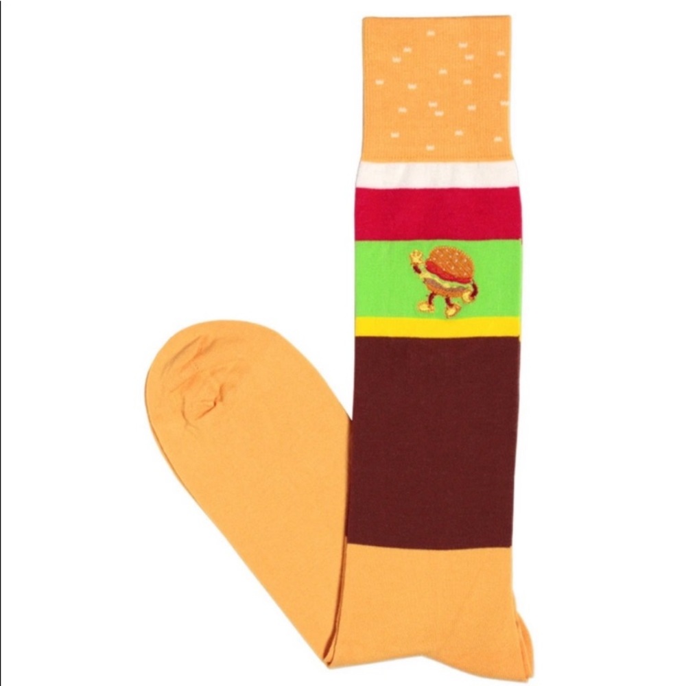 NWT Soxfords Men’s Socks “Golden Arches” SZ 8-12